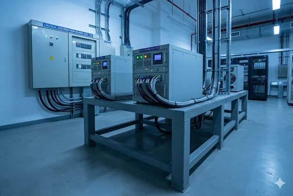 ICU electrical panel and UPS system