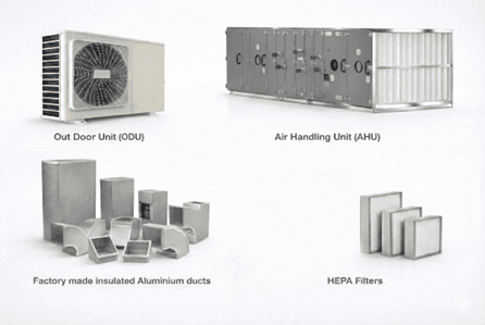 HVAC System for OTs - Modular OT component