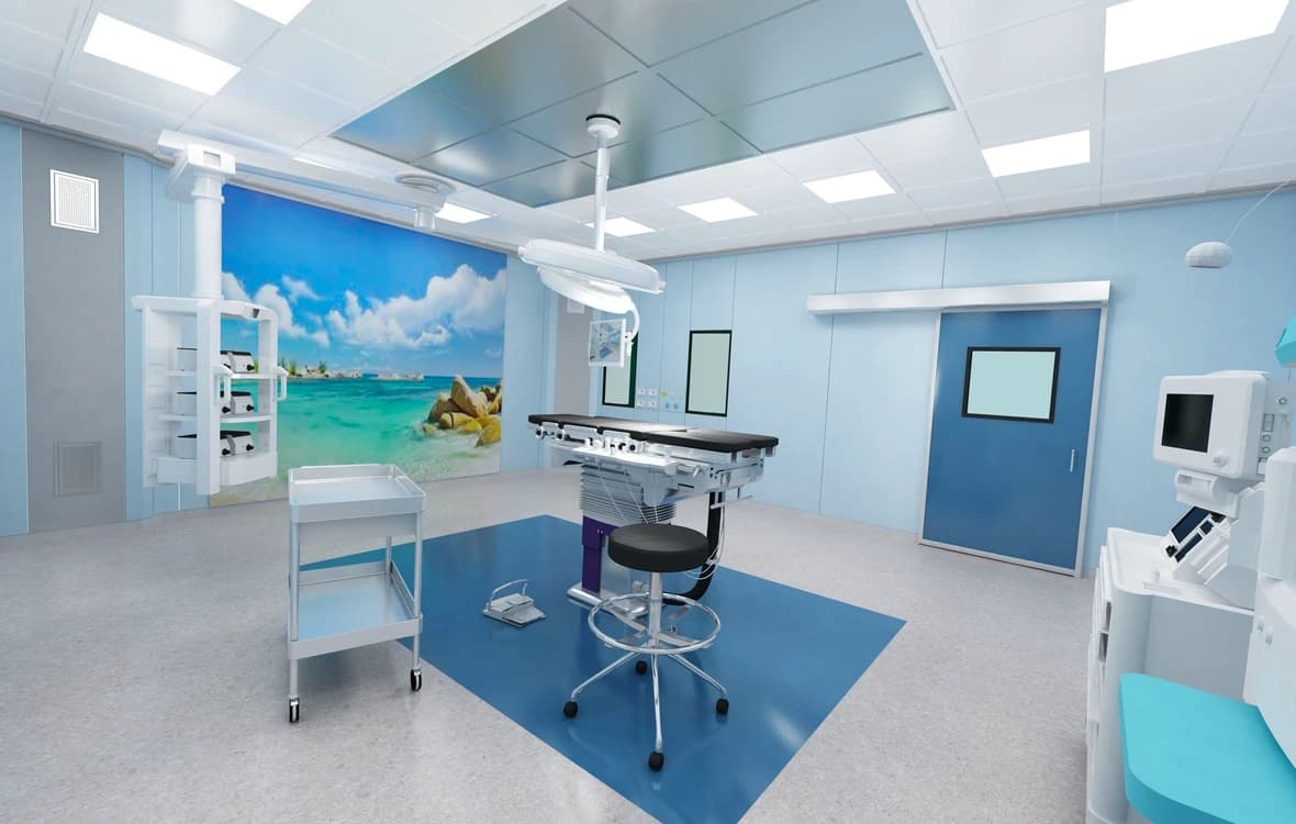 Peripheral Cleanroom Lights (IP54 Rated) - Modular OT component